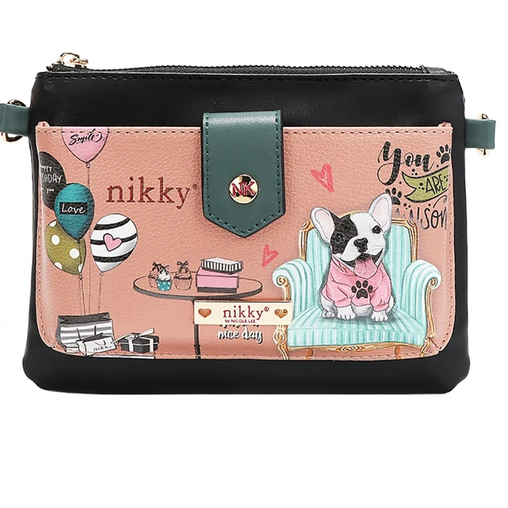 Nikky Dog Print‎ Wallet NWT